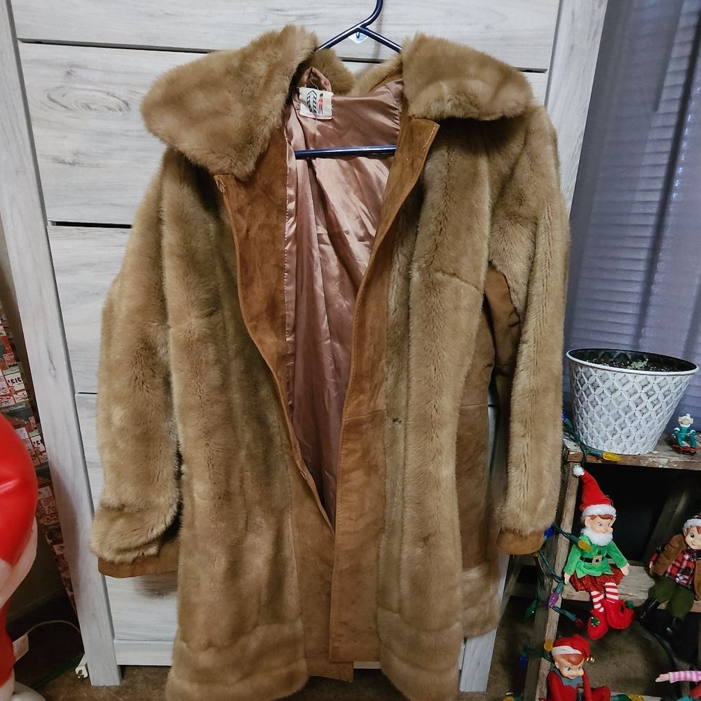 Vintage London Leathers Fur Coat 1960s